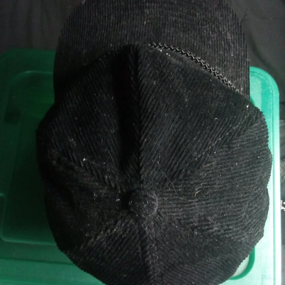 Deadstock Vintage Industrial Installation Corduroy Rope Strap Hat Cap